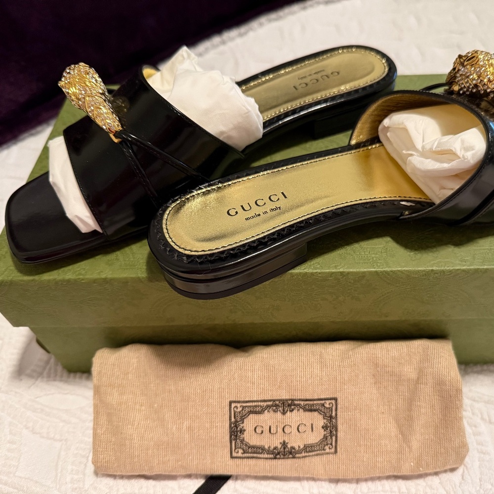 Gucci Women Slide Sandal with Hardware